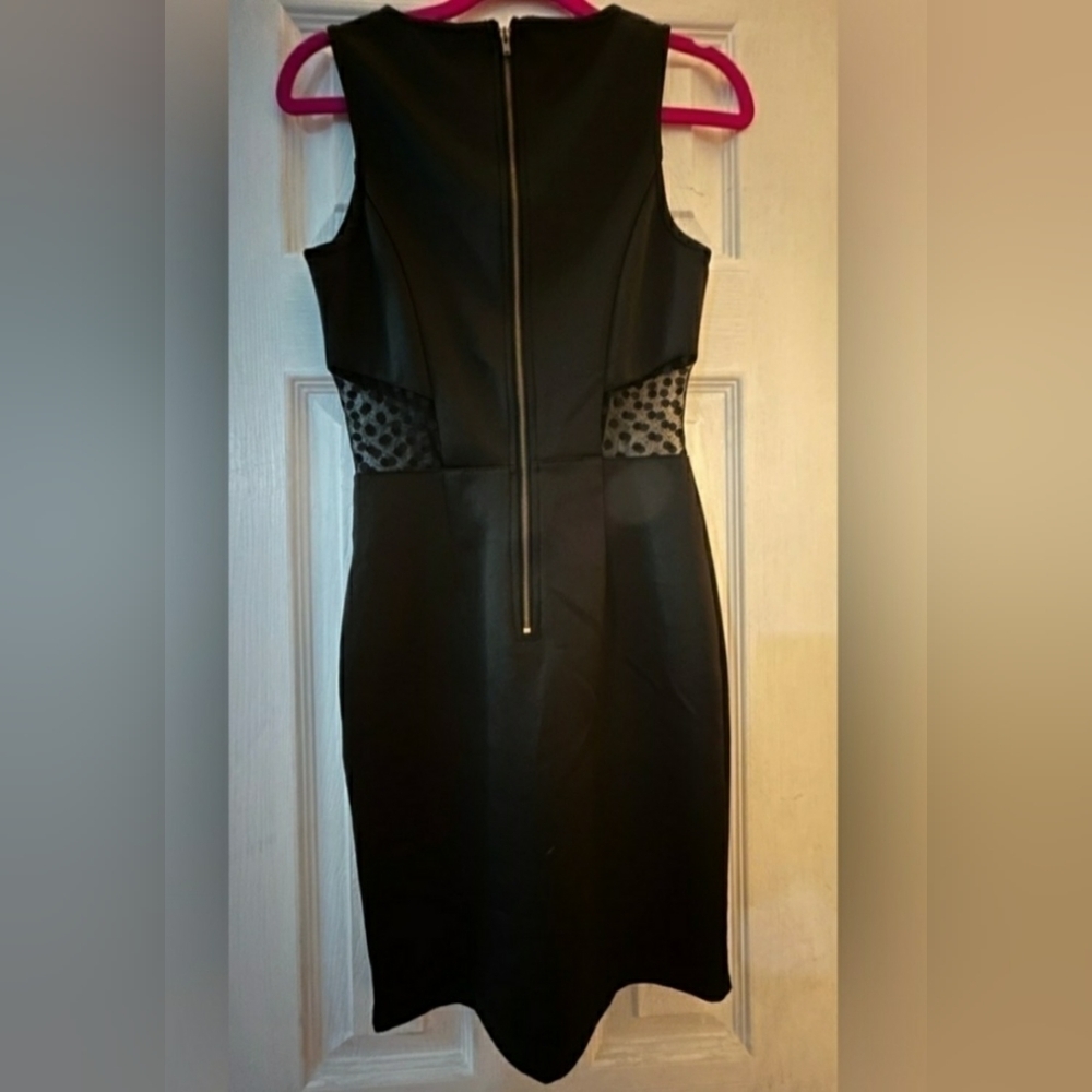 Forever 21 Dress w Sexy Lace Slits (Small) Black - Cocktail - Wedding - Formal - Picture 2 of 6